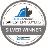 Occupational Safety Silver winner badge 2018