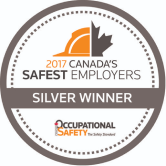 Occupational Safety Silver winner badge 2017