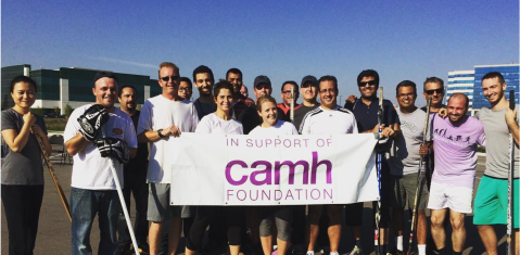 group photo at a camh foundation event