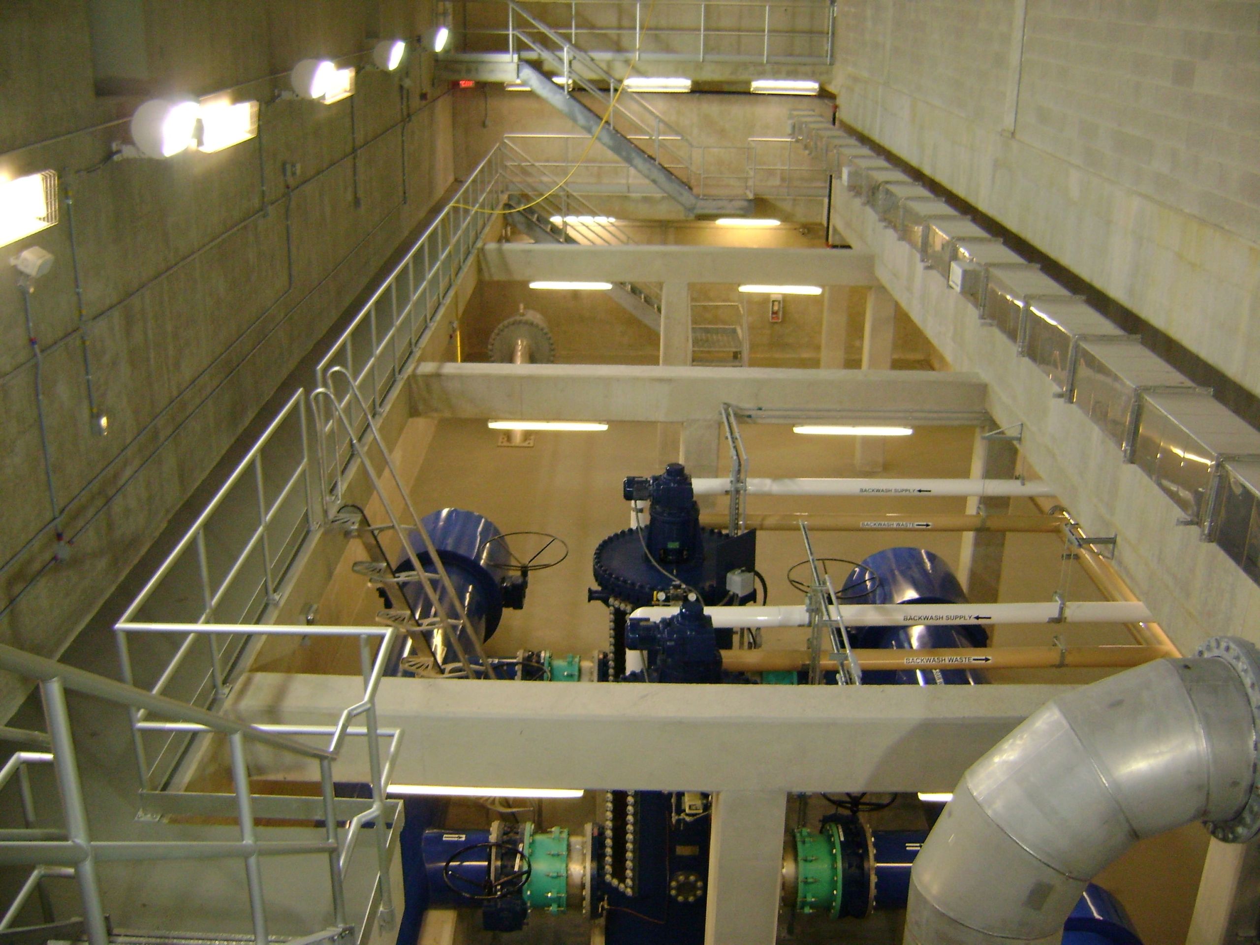 Barrie SWTP Interior Pipes