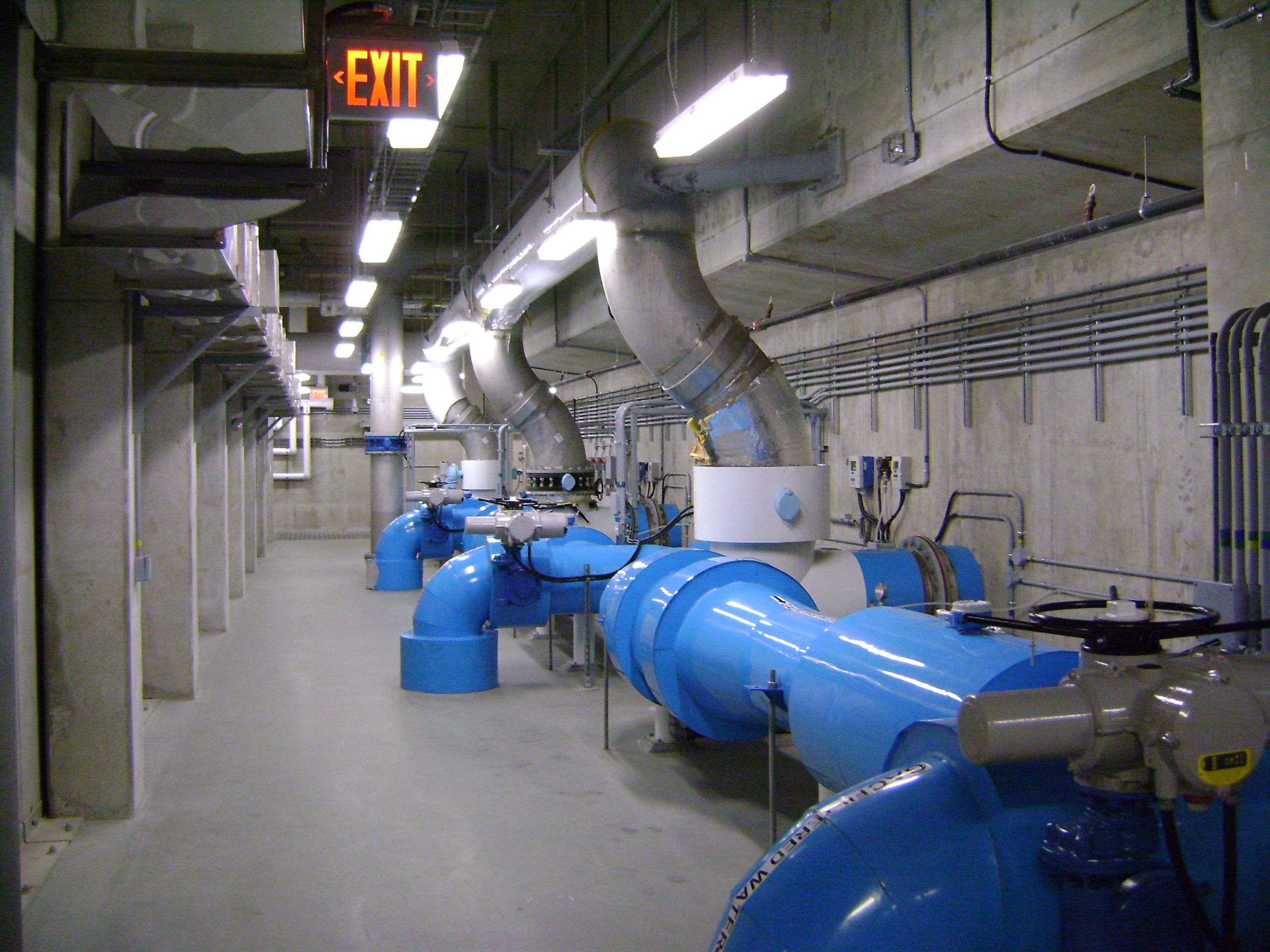 Barrie SWTP Interior Pipes