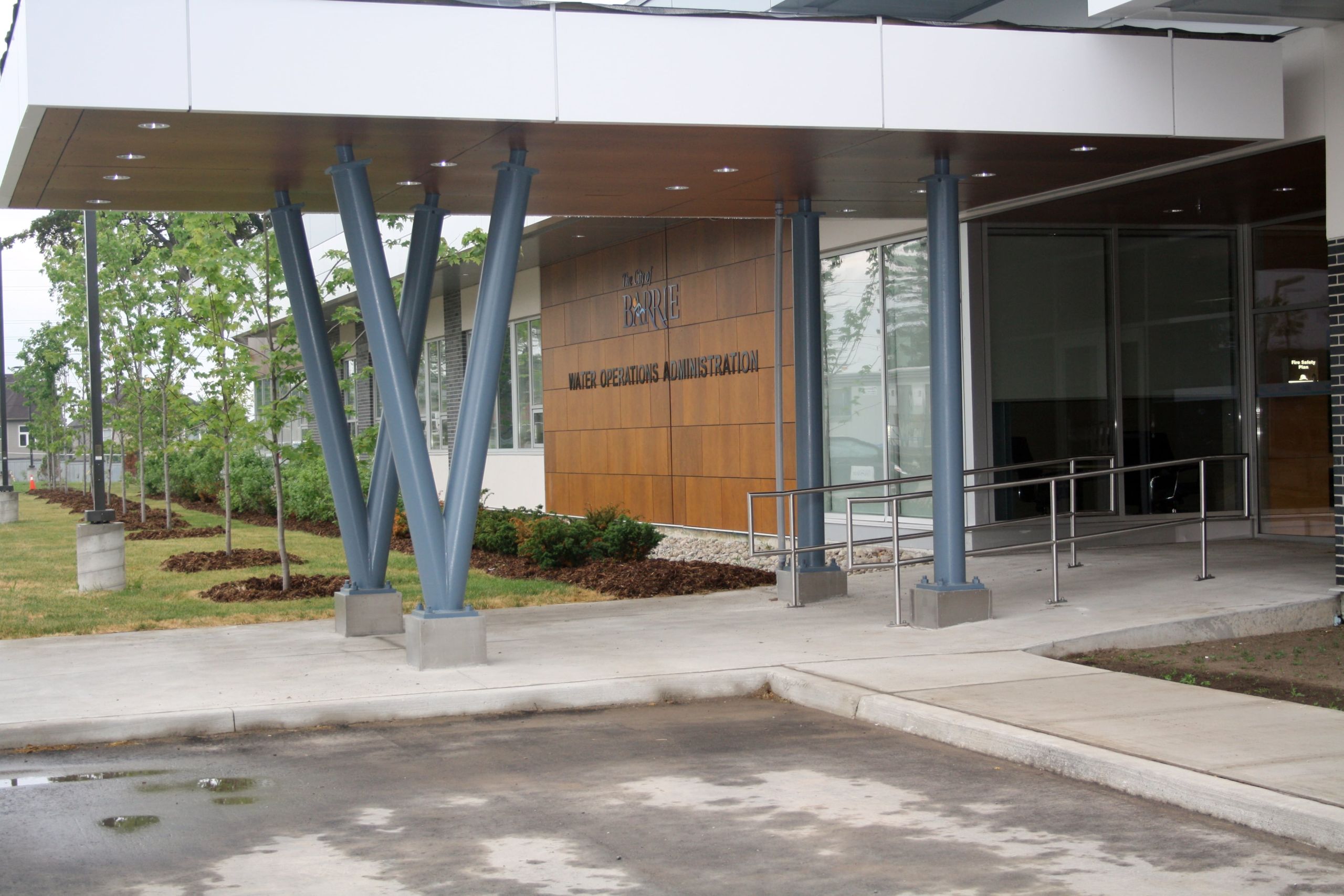 Barrie SWTP - Building Entrance