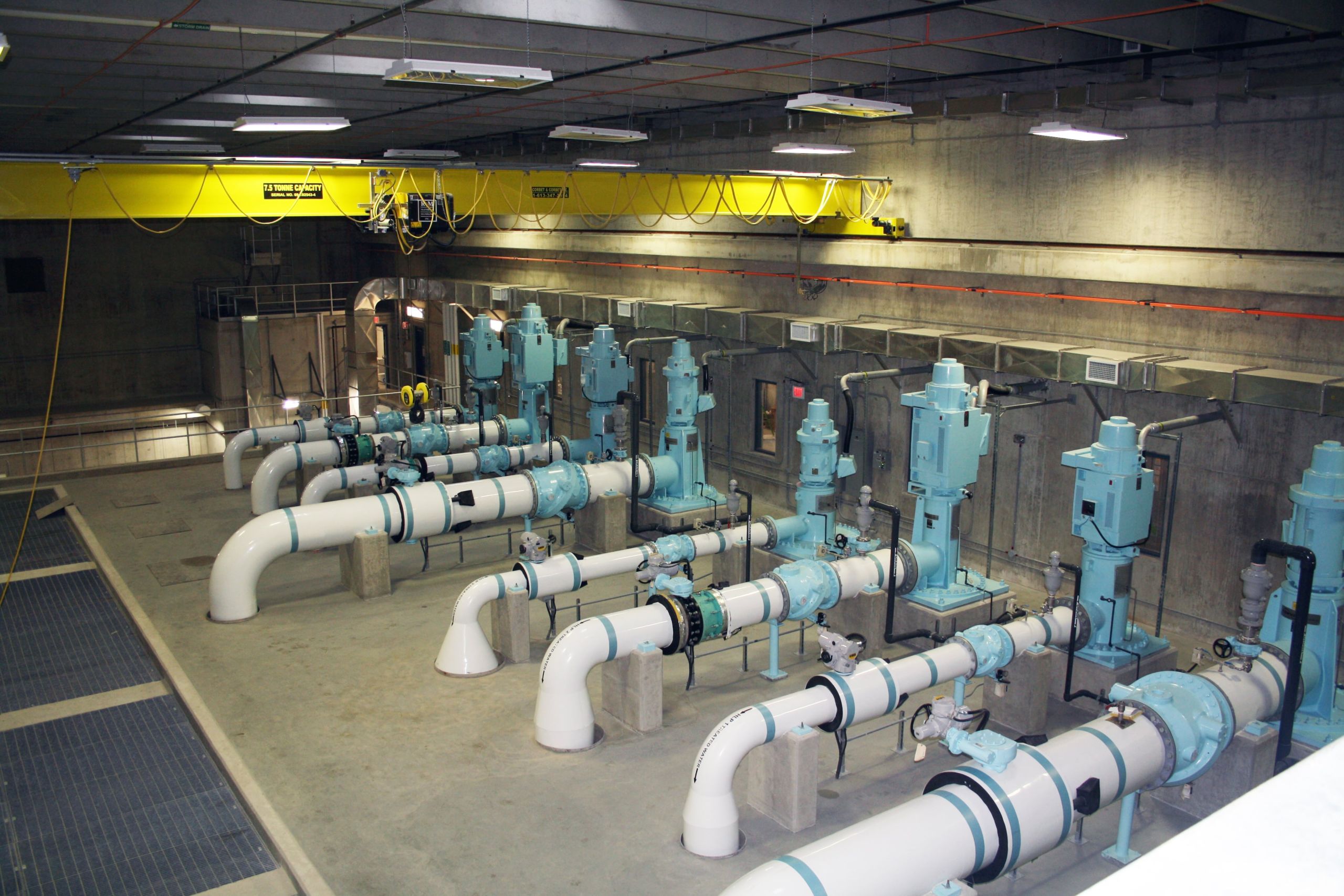 Barrie SWTP Interior Pipes