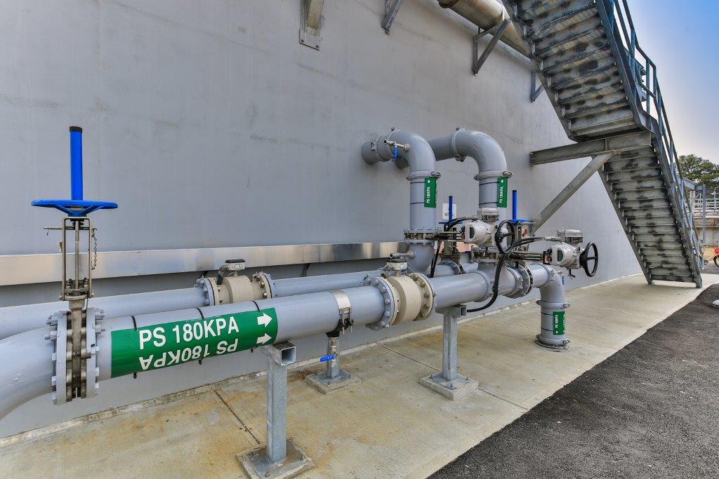 Iona WWTP Exterior Pipes