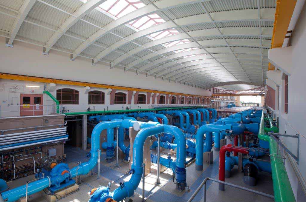 Lakeview WTP Interior Pipes