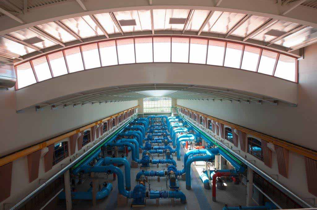 Lakeview WTP Interior Pipes