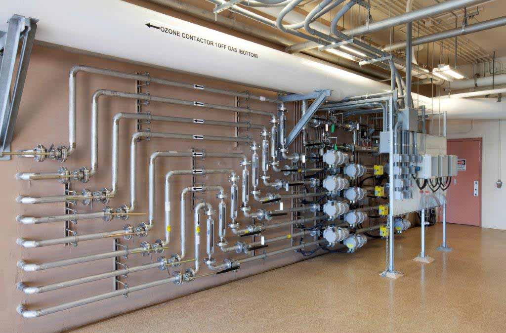 Lakeview WTP Interior Pipes