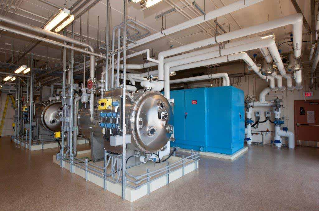 Lakeview WTP Interior Pipes